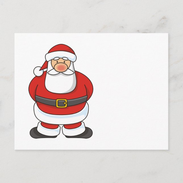 Santa Claus Holiday Postcard (Front)