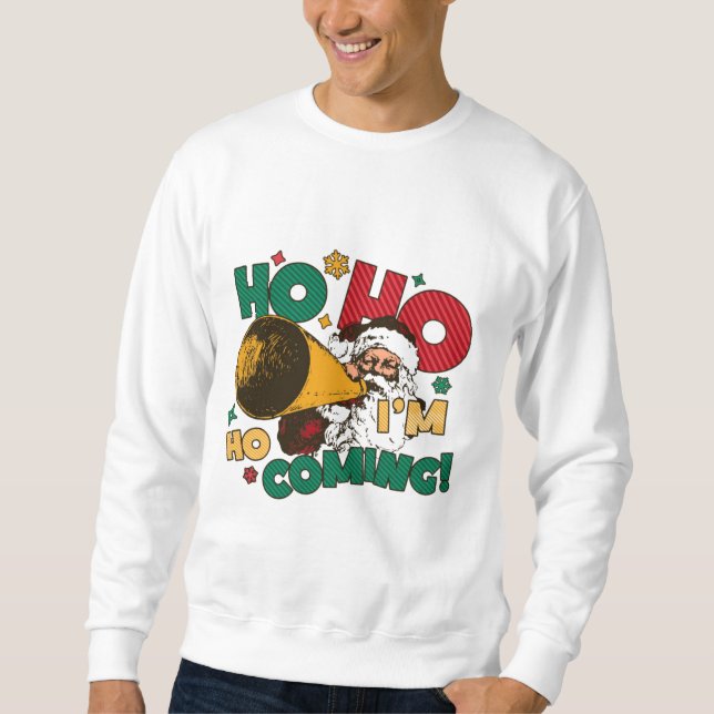 Santa Claus Holiday Sweatshirt - Christmas Unisex (Front)