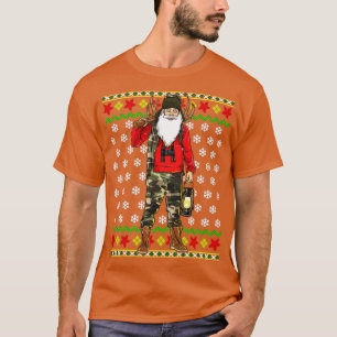 Santa Claus Hunter Ugly Christmas Sweater