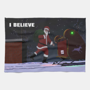 Santa Claus - I Believe Kitchen Towel