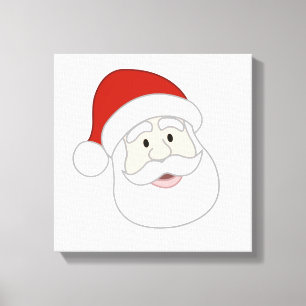 Santa Claus Illustration Canvas Print