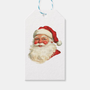 Santa claus illustration gift tags