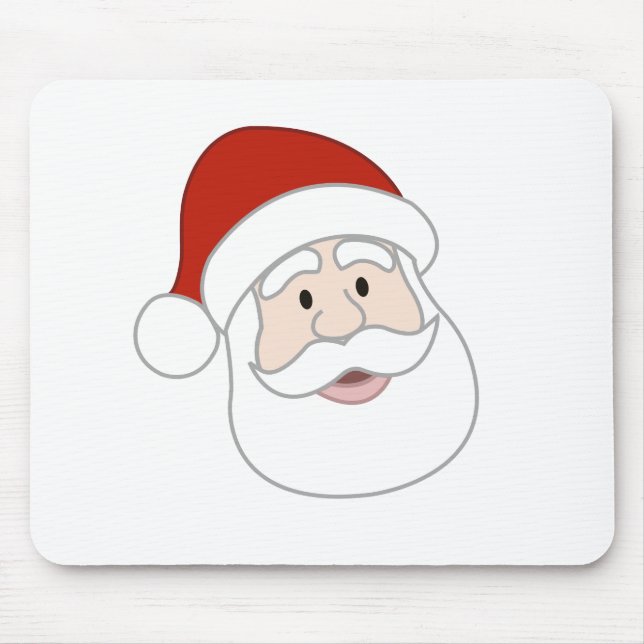 Santa Claus Illustration Mouse Pad (Front)