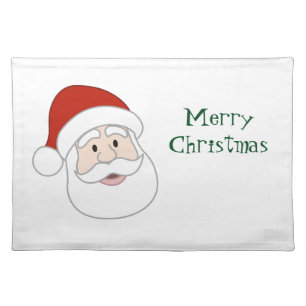 Santa Claus Illustration & Text Placemat