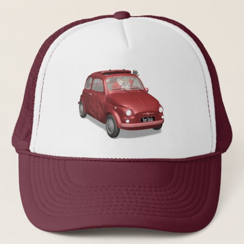 Santa Claus In Fiat 500 Trucker Hat