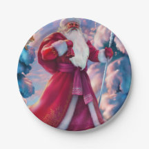 Santa Claus in forest