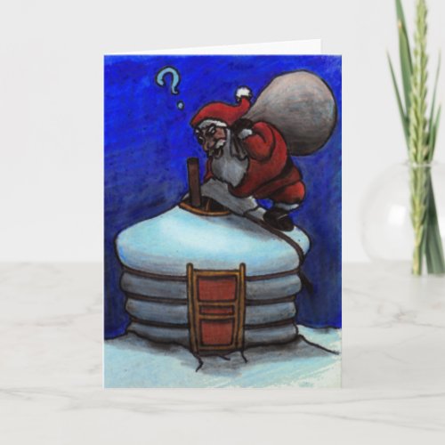 Santa Claus in Mongolia Holiday Card