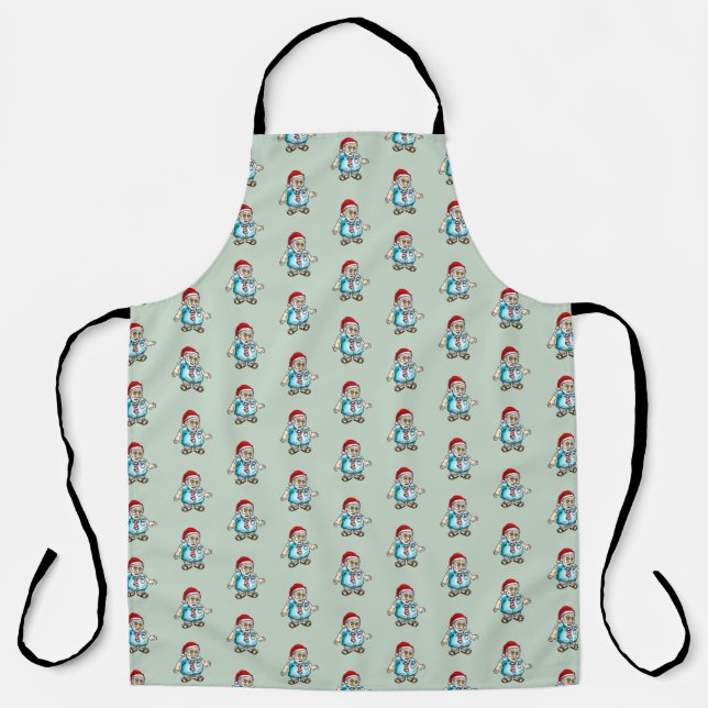 Santa Claus in Sandals Apron (Front)