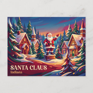 Santa Claus Indiana Postcard