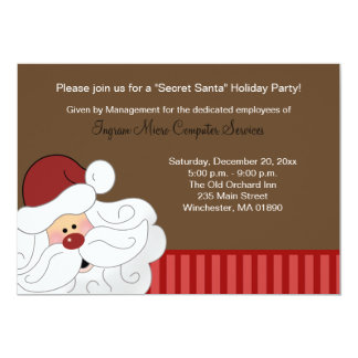 Santa Claus Invitation Card 2