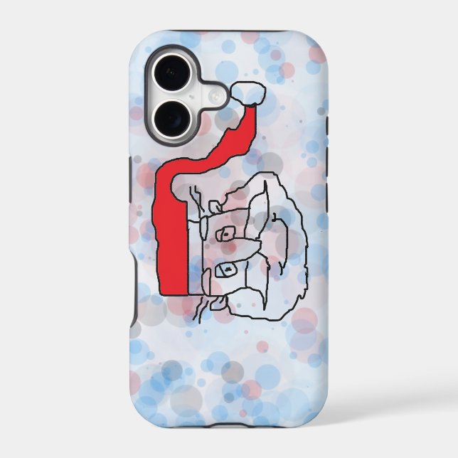 Santa Claus Iphone Case (Back)