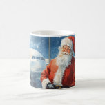 Santa Claus is at the airport Coffee Mug