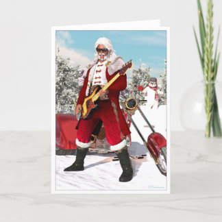 SANTA CLAUS is back in Town Holiday Card
