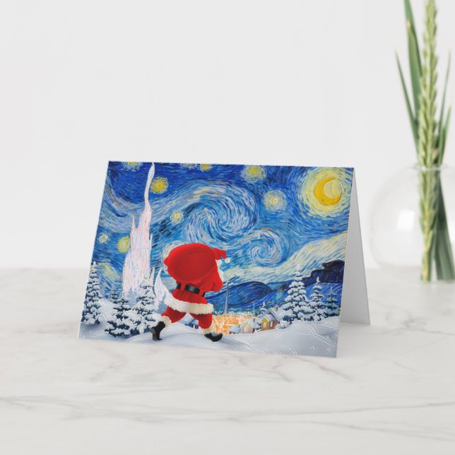 Santa Claus is coming  Card (Front)