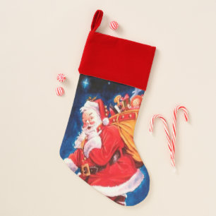 Santa Claus is coming Christmas Stocking