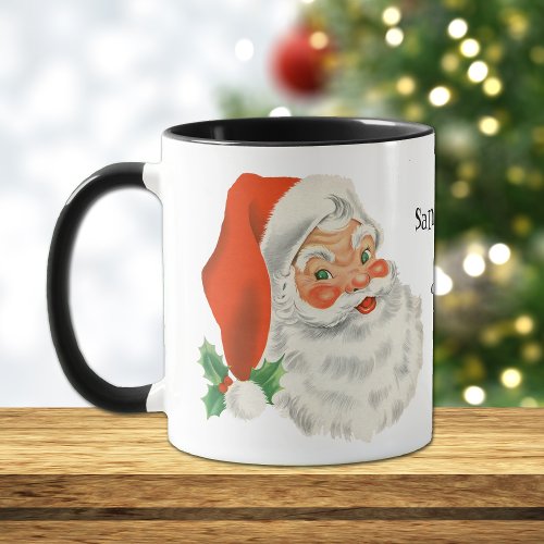 Santa Claus is Coming Kids Christmas Mug