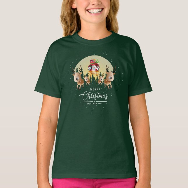 Santa Claus is coming | Kids T-Shirt (Front)