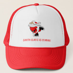 SANTA CLAUS IS COMING Personalized Trucker Hat