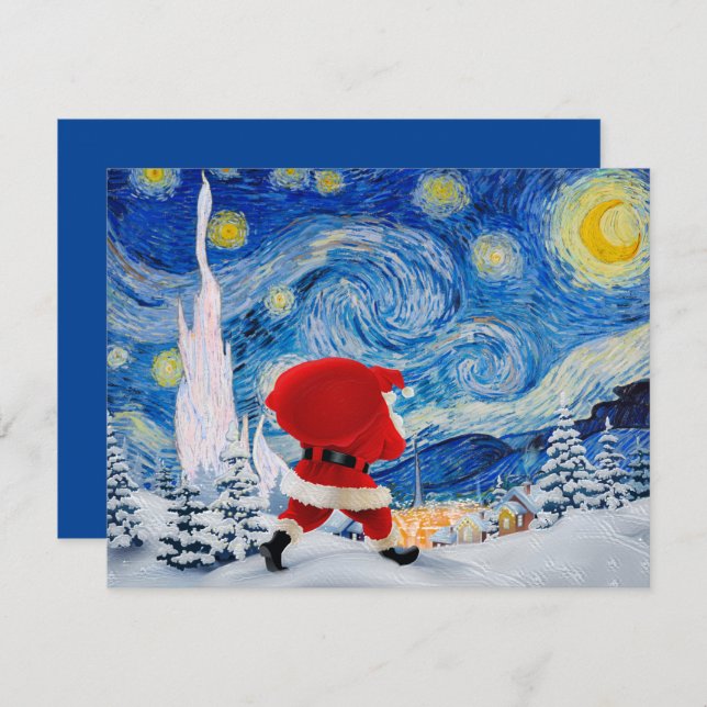 Santa Claus is coming Postcard (Front/Back)