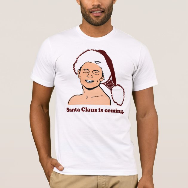 Santa Claus Is Comin to Town Kringle To Claus Men's Heather T-Shirt