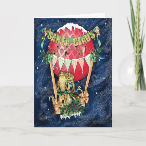 Santa Claus Is Coming to Town Card