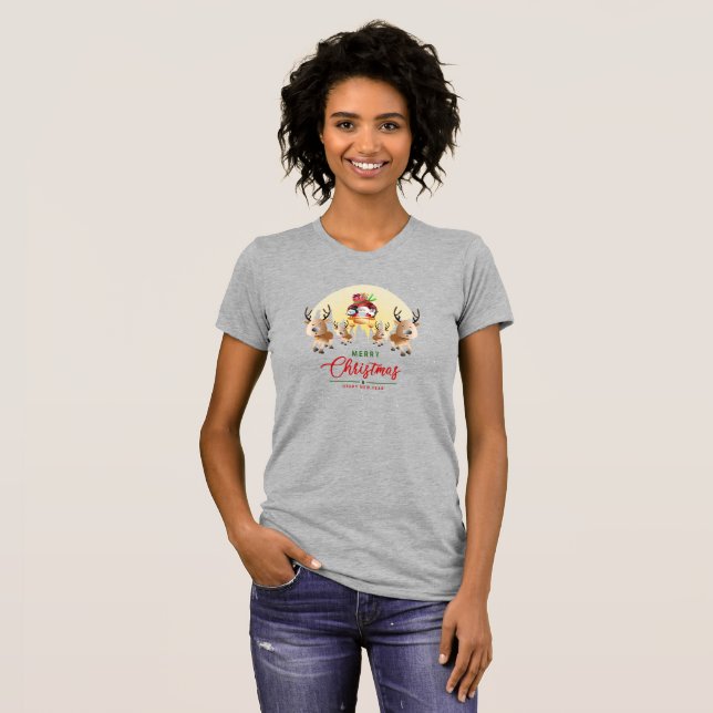 Santa Claus is coming | Women's Slim Fit T-Shirt (Front Full)