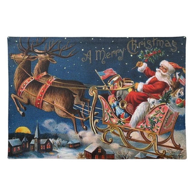 Santa Claus is Comming to Town Placemat (Front)