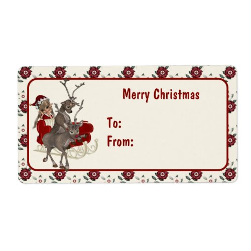 Santa Claus is Late_  Christmas Tags