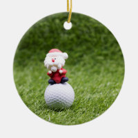 Funny Santa Claus golf gift for Merry Christmas Golf Balls, Zazzle