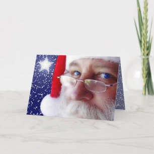Santa Claus is Watching You Holiday Card