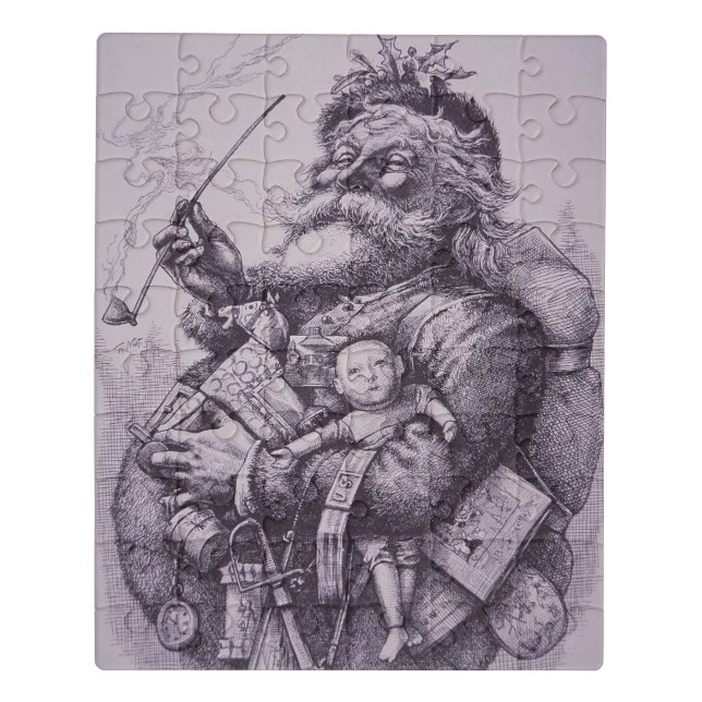Santa Claus Jigsaw Puzzle (Puzzle Vertical)