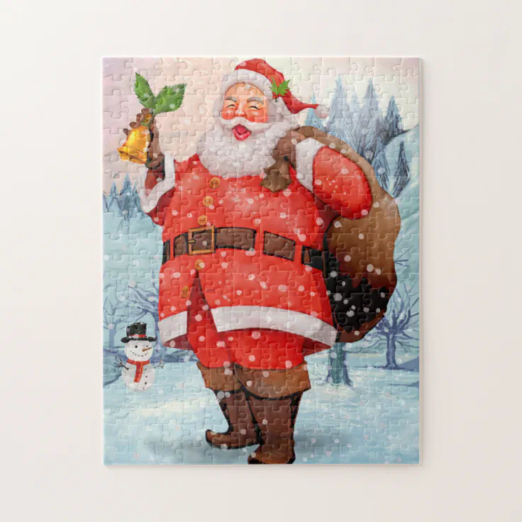 Santa Claus Jigsaw Puzzle | Zazzle