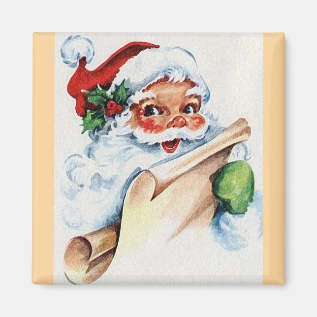 SANTA CLAUS JOLLY  MAGNET (Front)