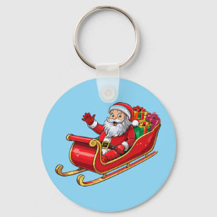 Santa claus keychain