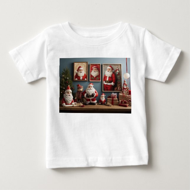 santa claus kids t shirt (Front)