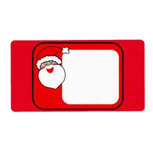 Santa Claus Label