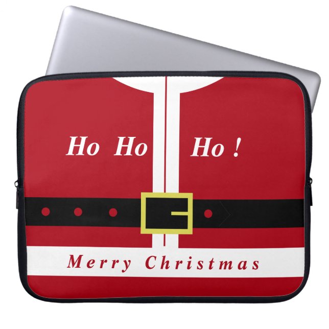 Santa Claus Laptop Sleeve (Front)