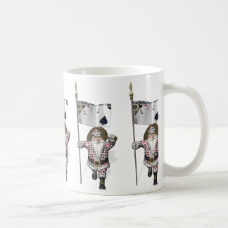 Santa Claus Loves Playing  Poker Coffee Mug