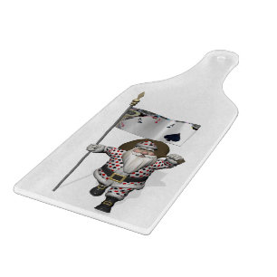 Santa Claus Loves Playing Poker Cutting Board