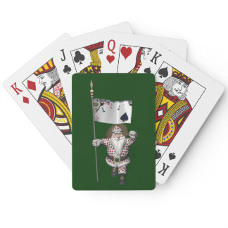 Santa Claus Loves Playing  Poker Poker Cards