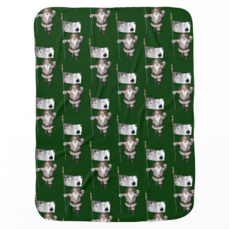 Santa Claus Loves Playing  Poker Stroller Blanket