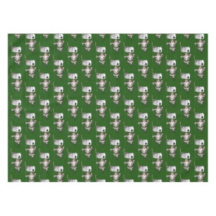 Santa Claus Loves Playing Poker Tablecloth