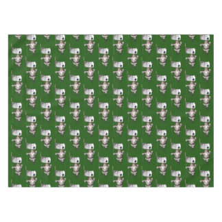 Santa Claus Loves Playing  Poker Tablecloth