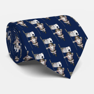 Santa Claus Loves Playing  Poker Tie