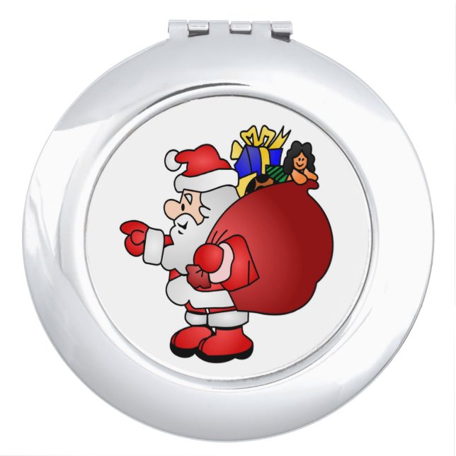 SANTA CLAUS MAKEUP MIRROR (Front)