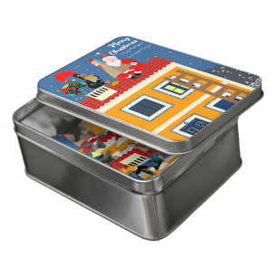 Santa Claus meets the Portuguese Rooster Jigsaw Puzzle