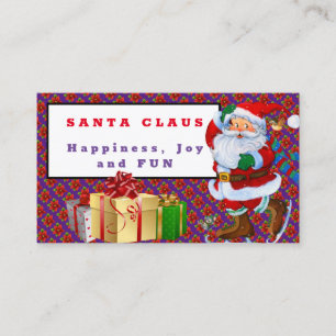 Santa Claus Merry Christmas Business Card
