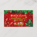 Santa Claus Merry Christmas Business Card<br><div class="desc">Santa Claus Merry Christmas Business Card - Customized Product
- See our other products and collections,  choose a gift for you and your dear ones.
Thanks for buying in our store. Come again. :)</div>