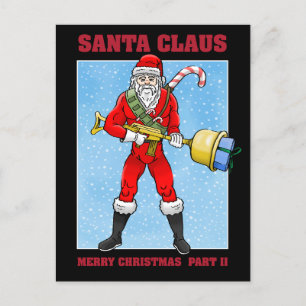 Santa Claus Merry Christmas Card