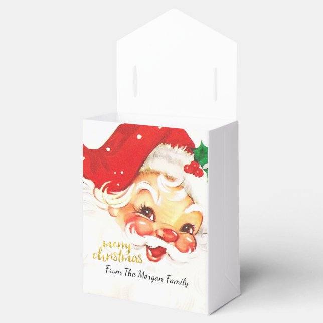 Santa Claus Merry Christmas   Favor Boxes (Opened)